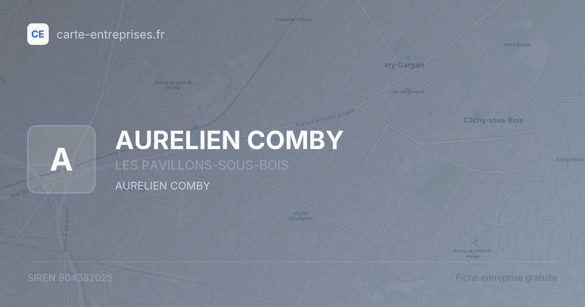 AURELIEN COMBY — 904382025 — fiche entreprise