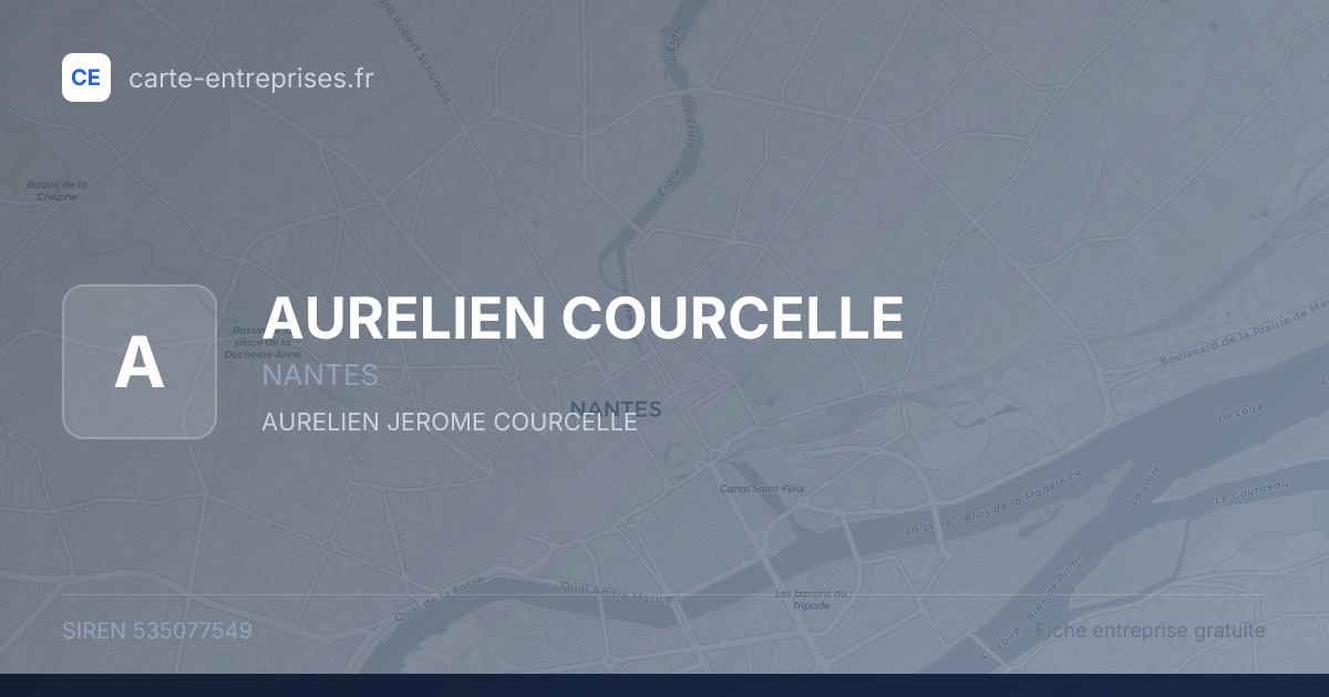 AURELIEN COURCELLE — 535077549 — fiche entreprise