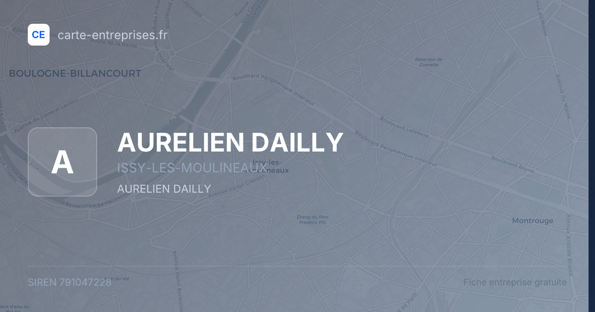 AURELIEN DAILLY — 791047228 — fiche entreprise