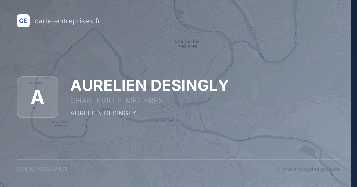 AURELIEN DESINGLY — 790652481 — fiche entreprise