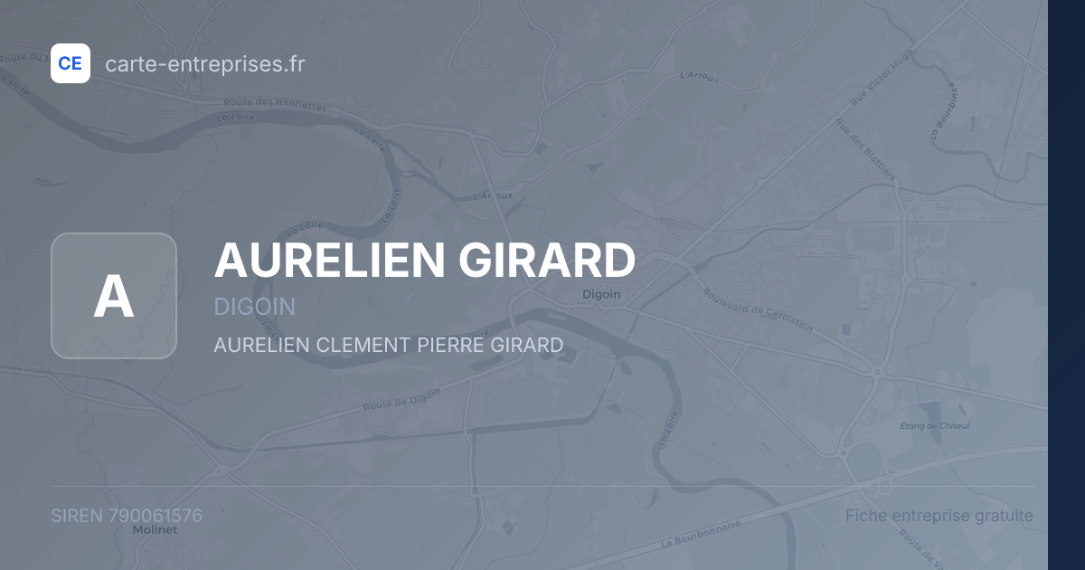 AURELIEN GIRARD — 790061576 — fiche entreprise