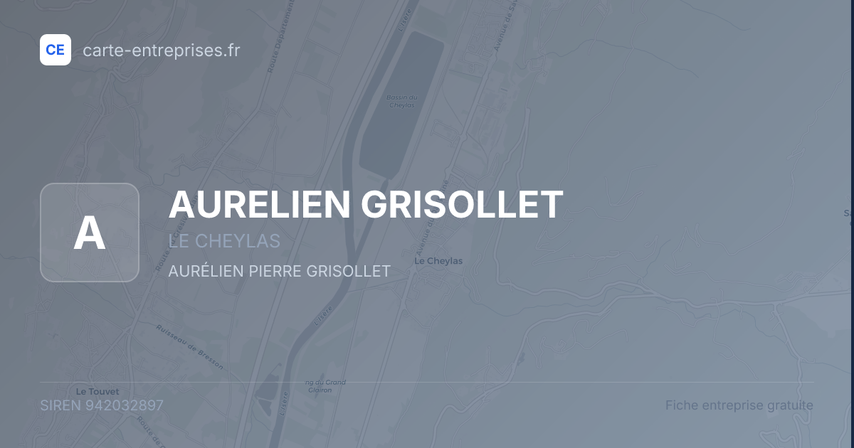 AURELIEN GRISOLLET — 942032897 — fiche entreprise