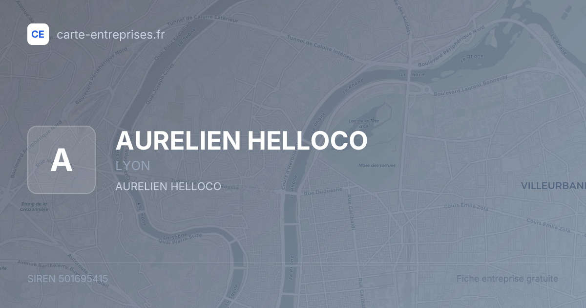 AURELIEN HELLOCO — 501695415 — fiche entreprise