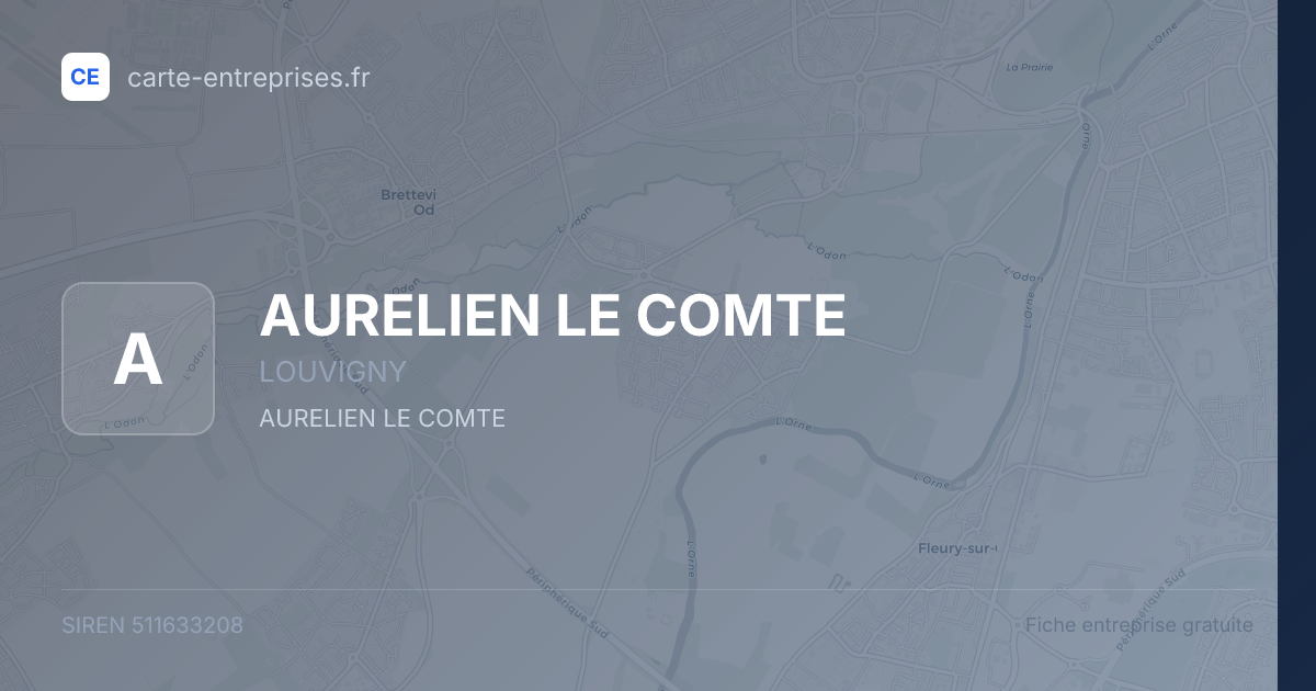 AURELIEN LE COMTE — 511633208 — fiche entreprise