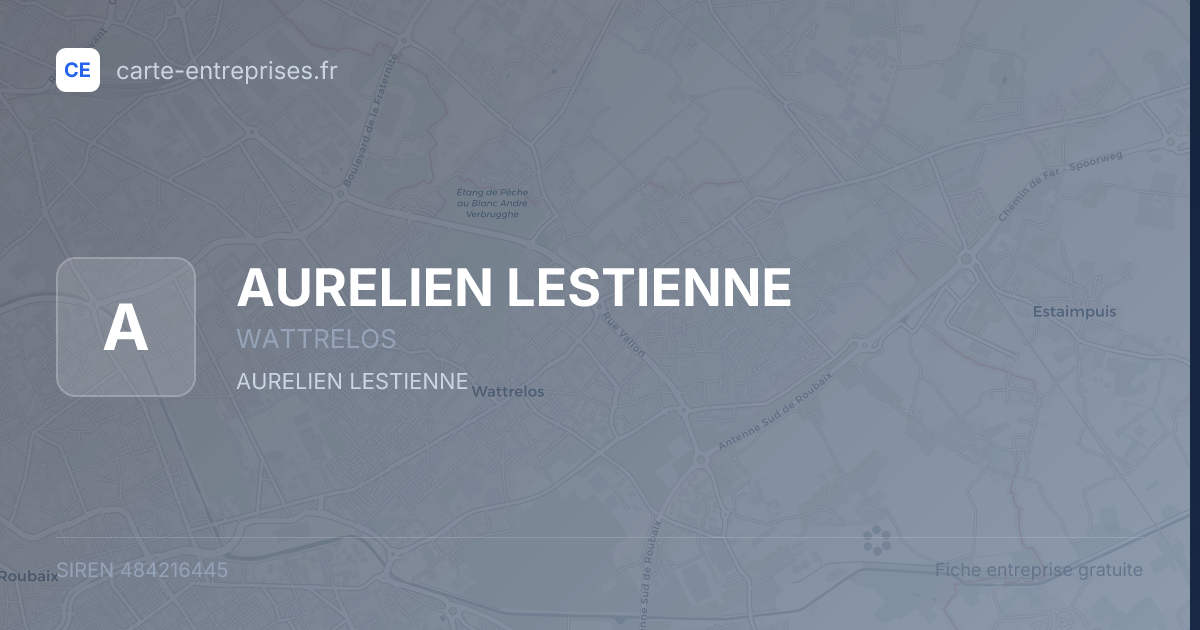 AURELIEN LESTIENNE — 484216445 — fiche entreprise