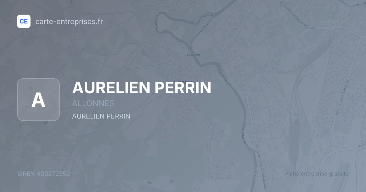 AURELIEN PERRIN — 403272552 — fiche entreprise