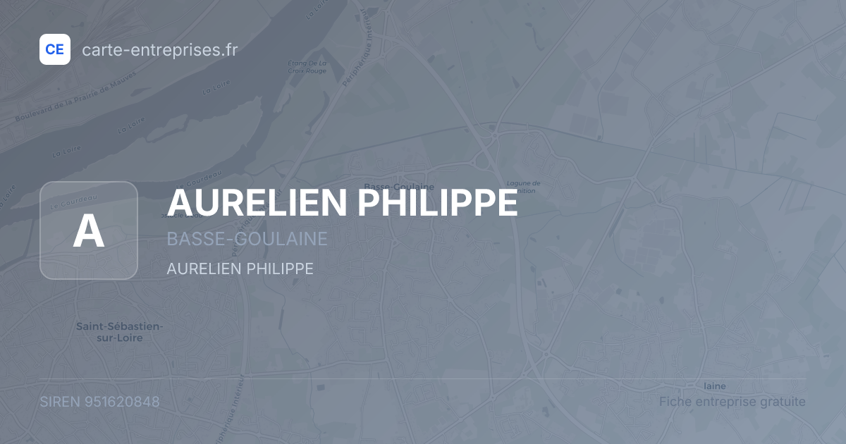 AURELIEN PHILIPPE — 951620848 — fiche entreprise