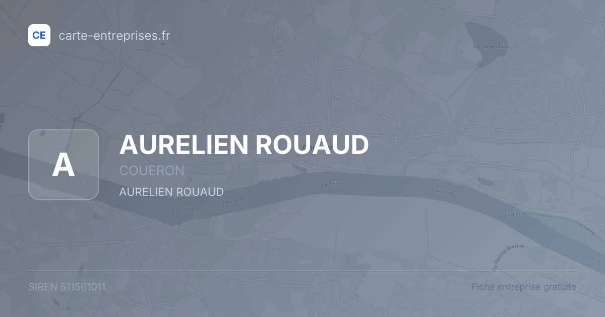 AURELIEN ROUAUD — 511561011 — fiche entreprise
