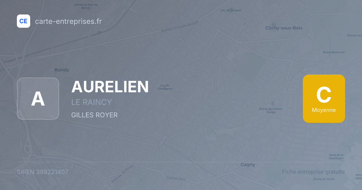 AURELIEN — 399221407 — fiche entreprise