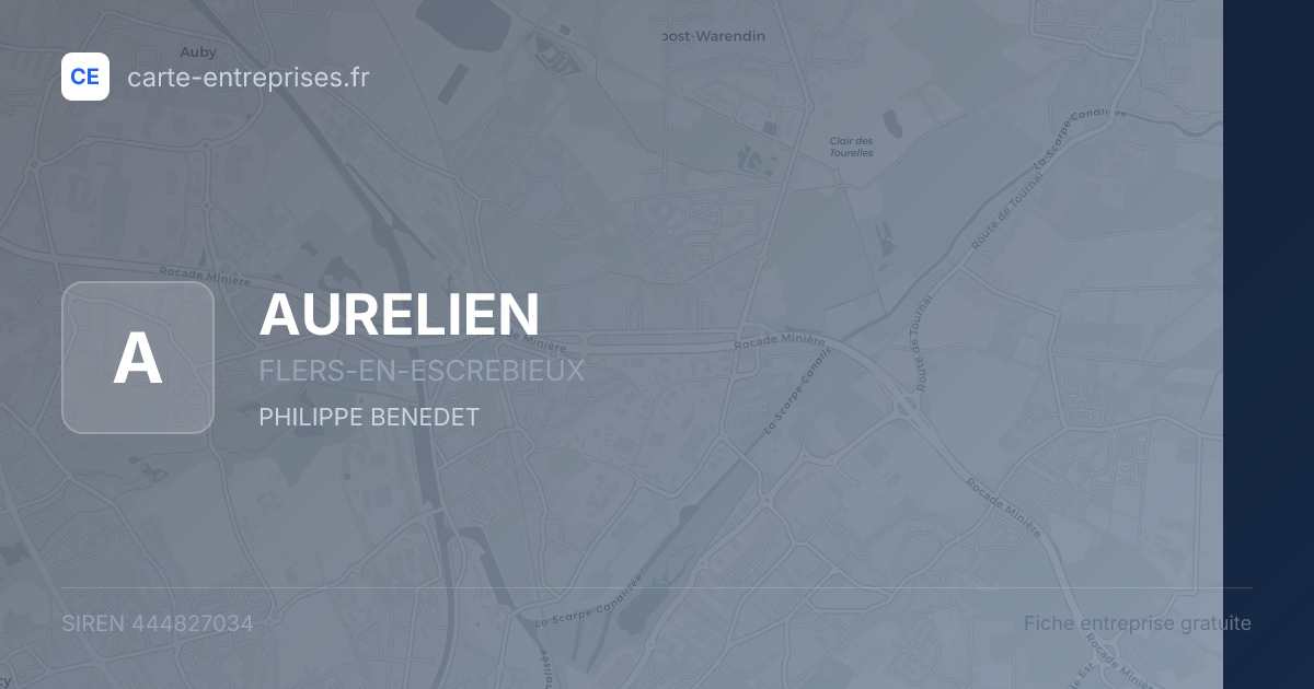 AURELIEN — 444827034 — fiche entreprise