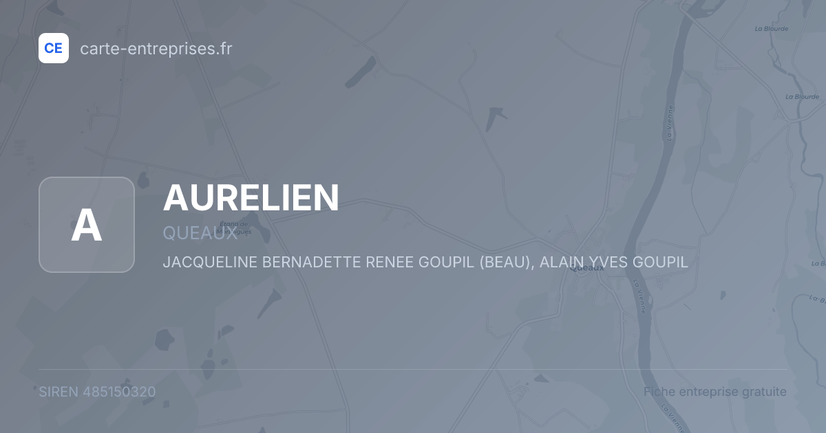 AURELIEN — 485150320 — fiche entreprise