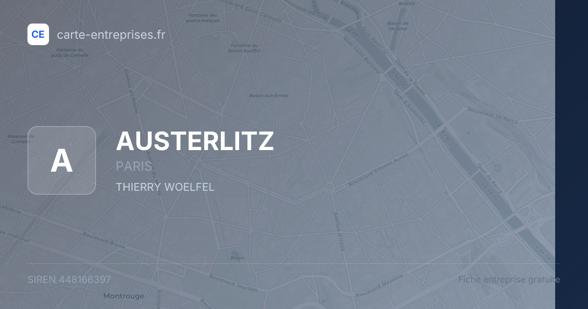 AUSTERLITZ — 448166397 — fiche entreprise
