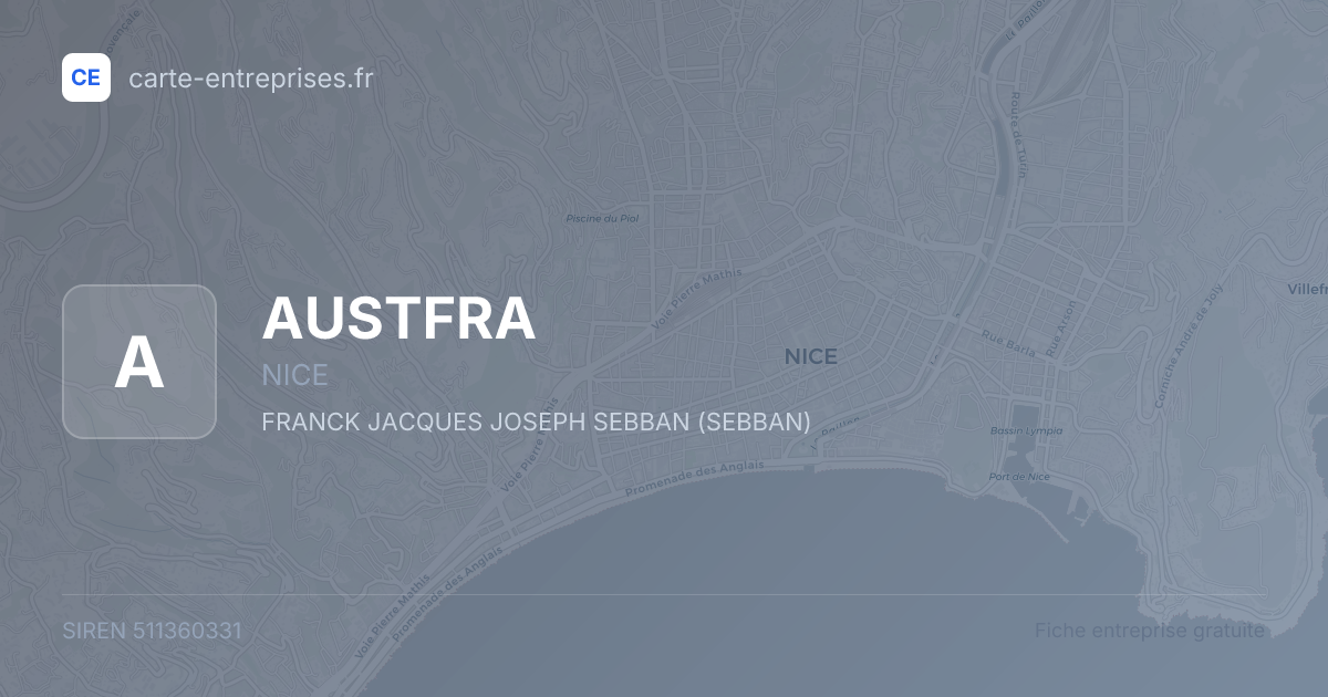 AUSTFRA — 511360331 — fiche entreprise