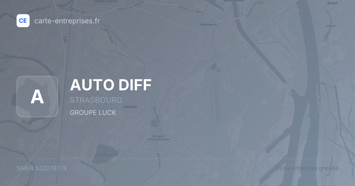 AUTO DIFF — 533278776 — fiche entreprise