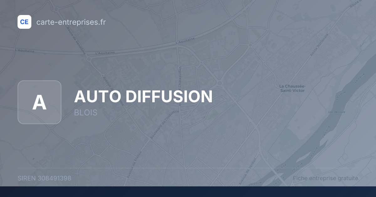 AUTO DIFFUSION — 308491398 — fiche entreprise