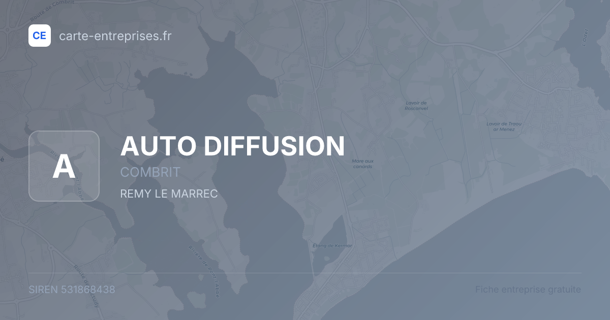 AUTO DIFFUSION — 531868438 — fiche entreprise