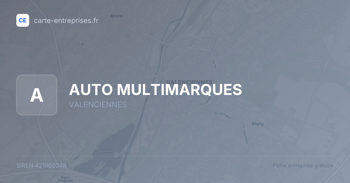 AUTO MULTIMARQUES — 421860248 — fiche entreprise