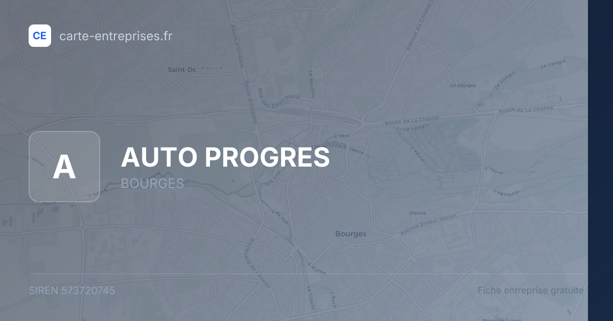 AUTO PROGRES — 573720745 — fiche entreprise
