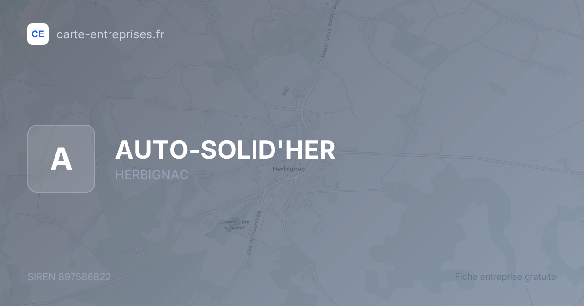 AUTO-SOLID'HER — 897586822 — fiche entreprise