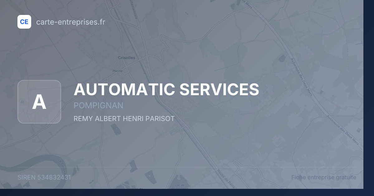 AUTOMATIC SERVICES — 534832431 — fiche entreprise