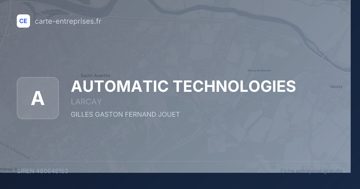 AUTOMATIC TECHNOLOGIES — 480648153 — fiche entreprise