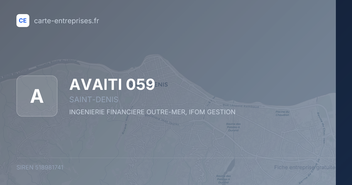 AVAITI 059 — 518981741 — fiche entreprise