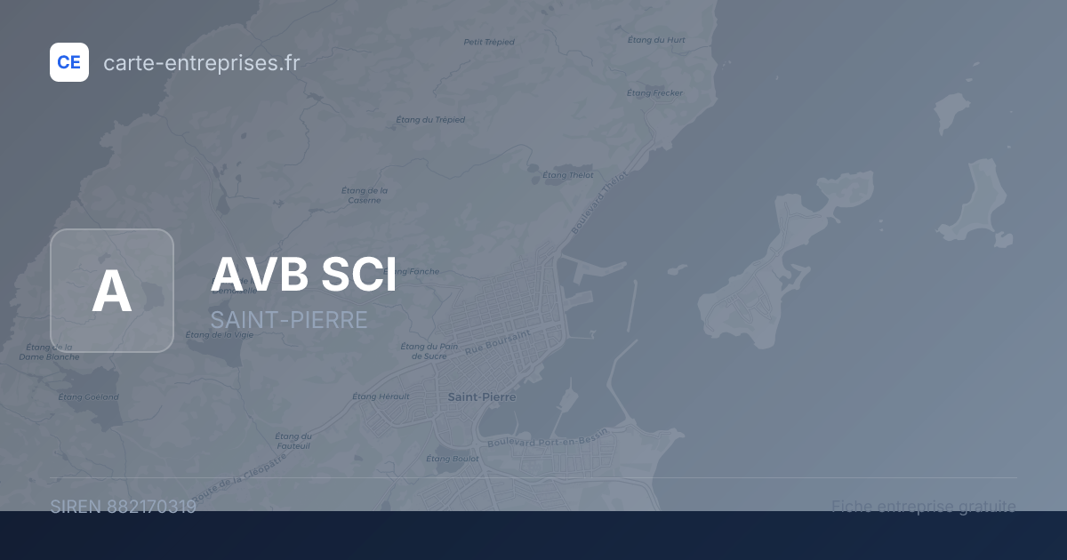 AVB SCI — 882170319 — fiche entreprise