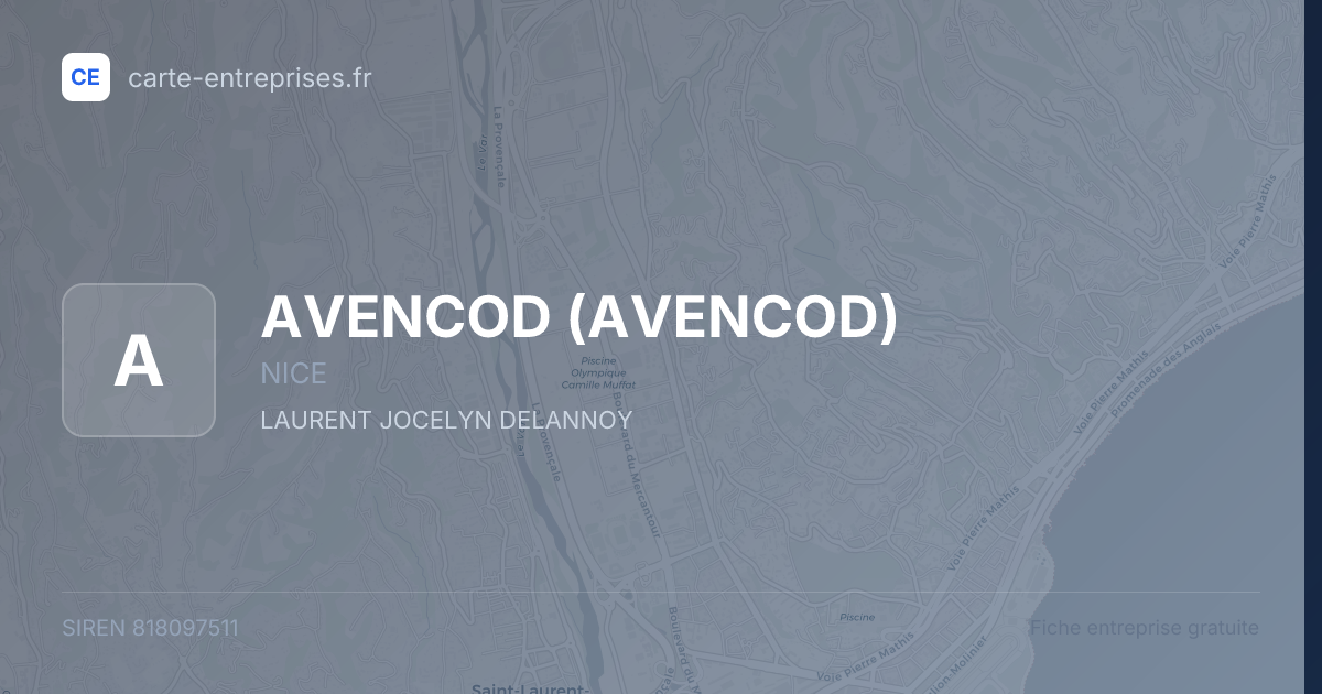AVENCOD — 818097511 — fiche entreprise