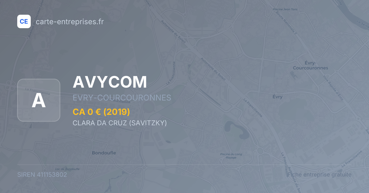 AVYCOM — 411153802 — fiche entreprise