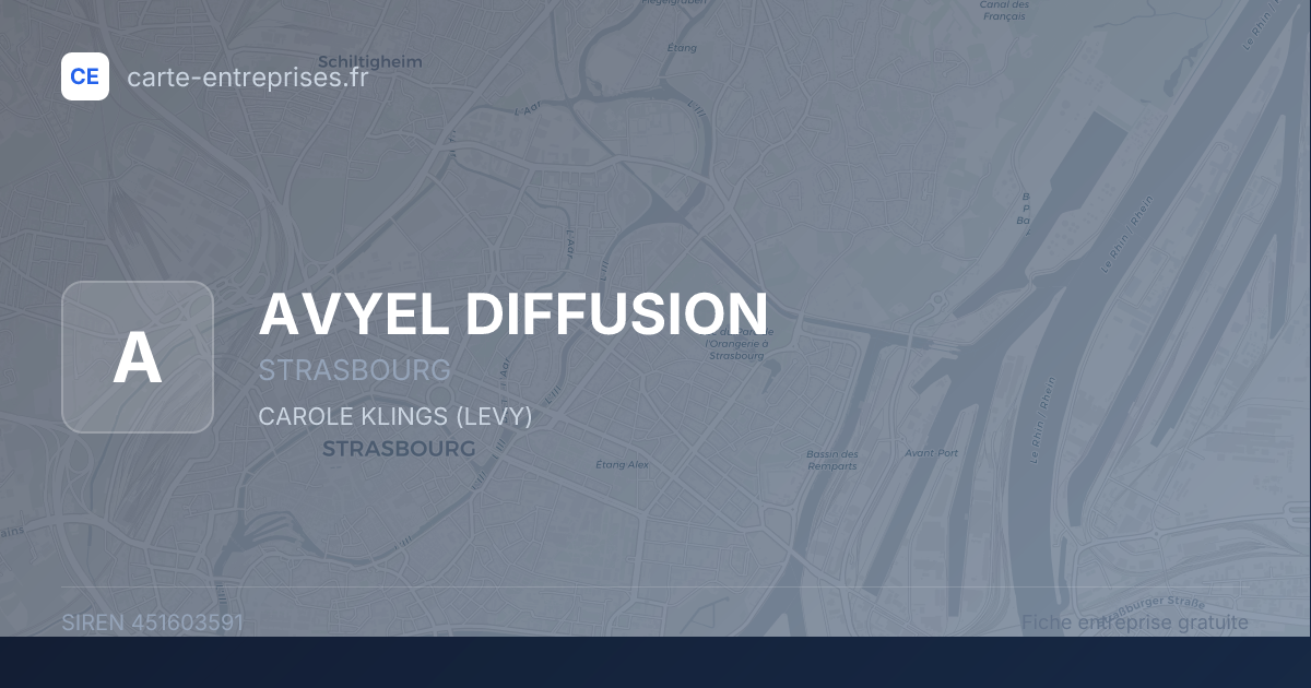 AVYEL DIFFUSION — 451603591 — fiche entreprise