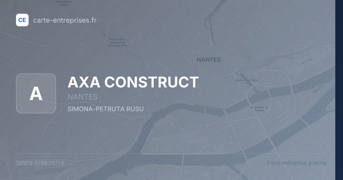 AXA CONSTRUCT — 979629714 — fiche entreprise