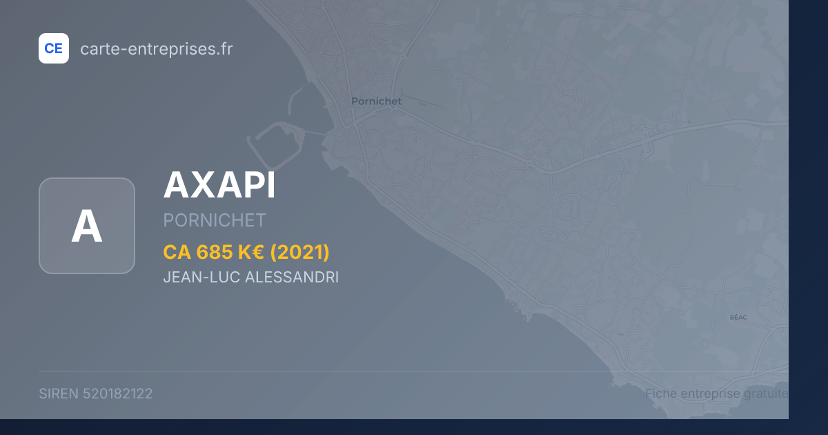 AXAPI — 520182122 — fiche entreprise