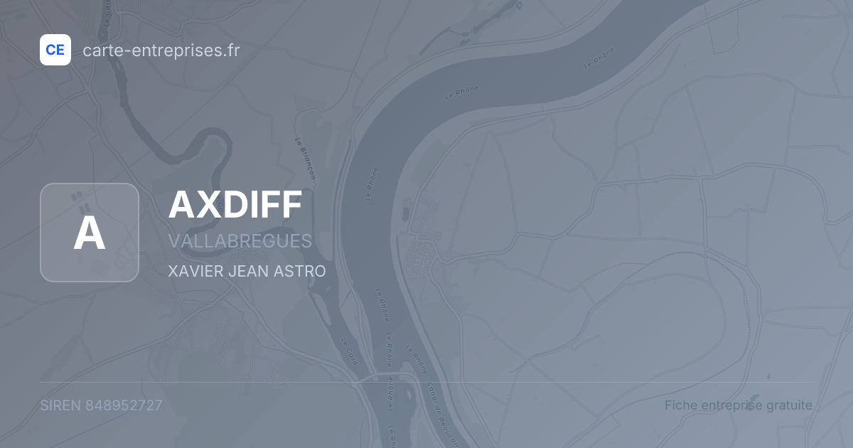 AXDIFF — 848952727 — fiche entreprise