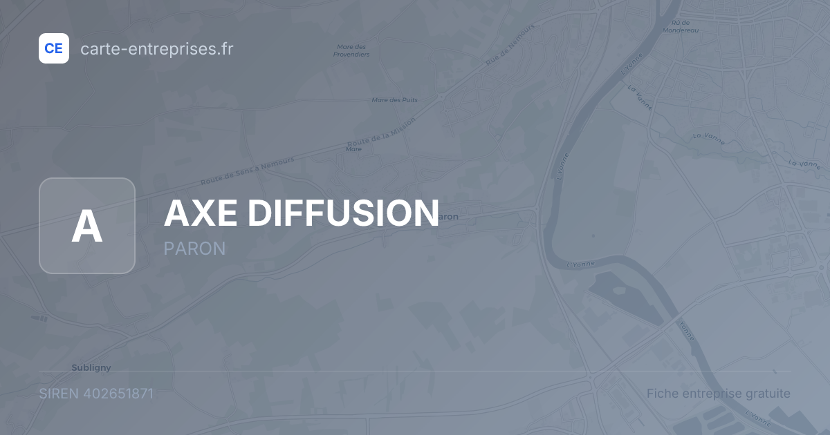 AXE DIFFUSION — 402651871 — fiche entreprise