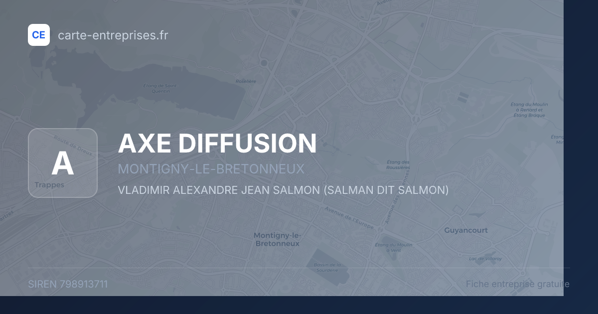 AXE DIFFUSION — 798913711 — fiche entreprise