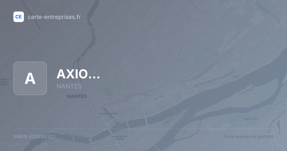 AXIO... — 433495322 — fiche entreprise