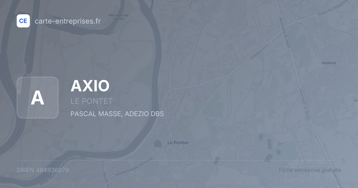 AXIO — 484936679 — fiche entreprise