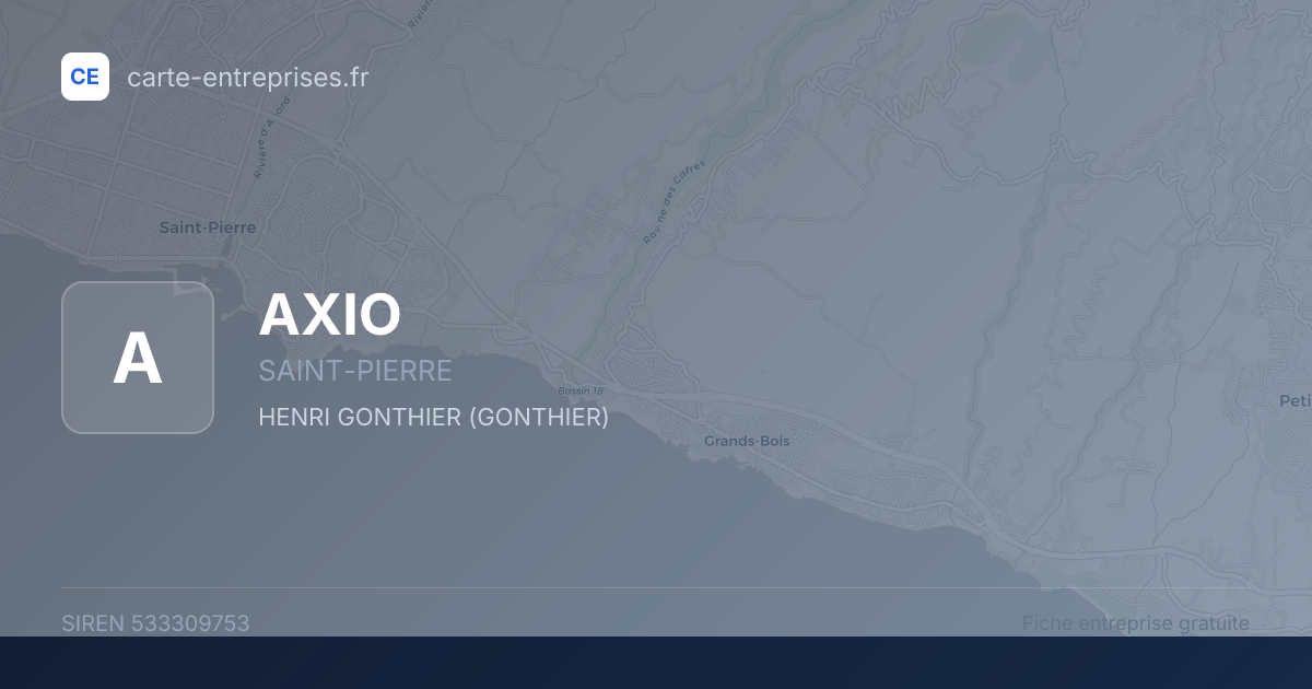 AXIO — 533309753 — fiche entreprise