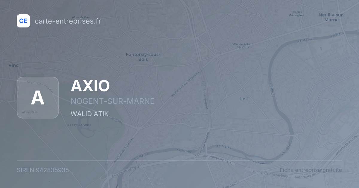AXIO — 942835935 — fiche entreprise