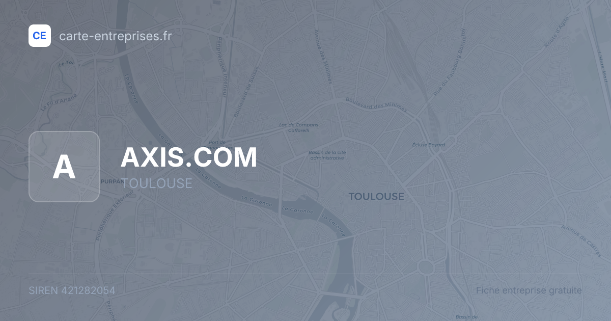 AXIS.COM — 421282054 — fiche entreprise