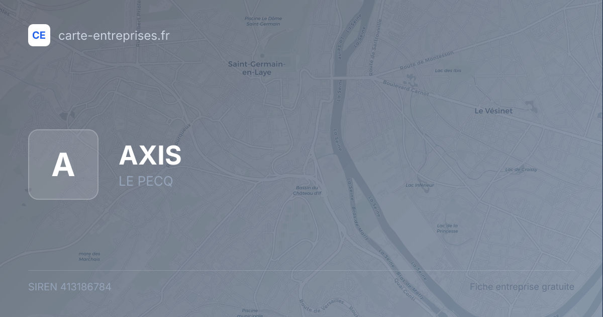 AXIS — 413186784 — fiche entreprise