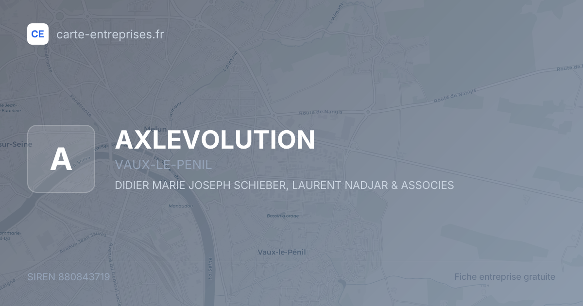 AXLEVOLUTION — 880843719 — fiche entreprise