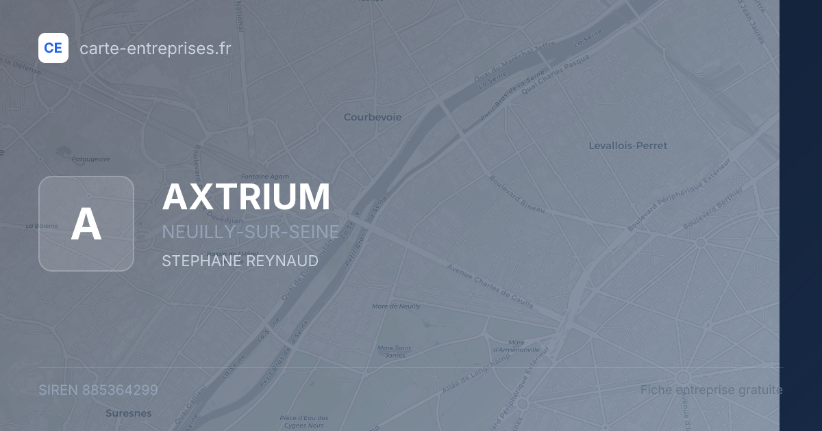 AXTRIUM — 885364299 — fiche entreprise