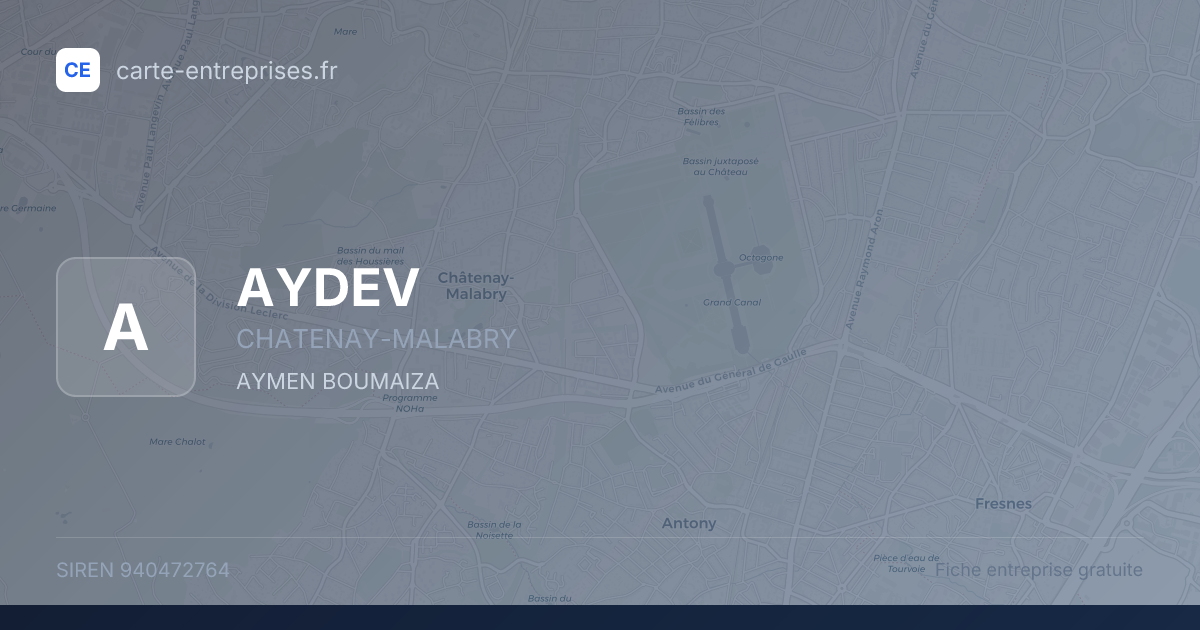 AYDEV — 940472764 — fiche entreprise
