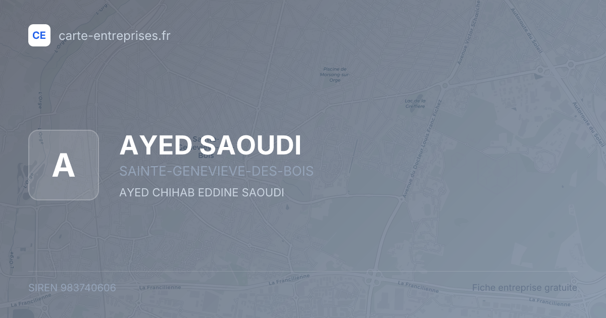 AYED SAOUDI — 983740606 — fiche entreprise