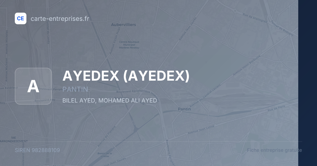 AYEDEX — 982888109 — fiche entreprise