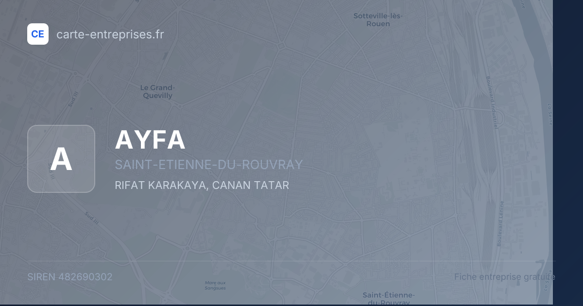 AYFA — 482690302 — fiche entreprise
