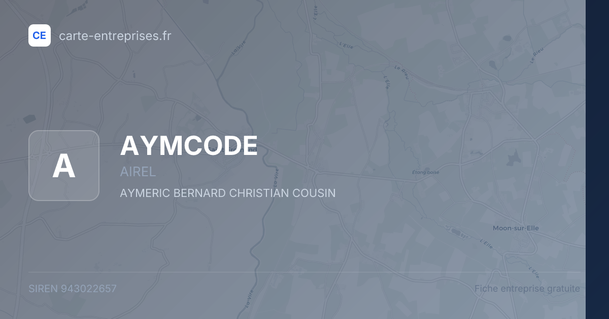 AYMCODE — 943022657 — fiche entreprise