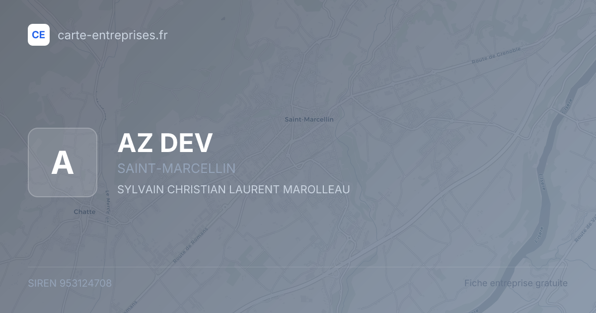 AZ DEV — 953124708 — fiche entreprise