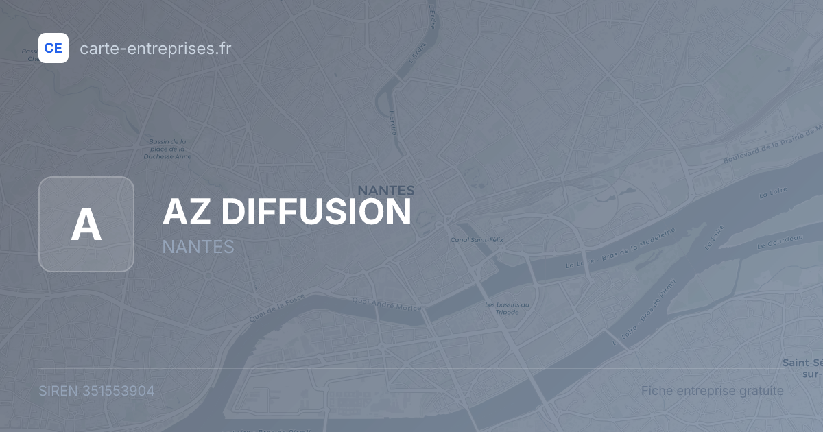 AZ DIFFUSION — 351553904 — fiche entreprise